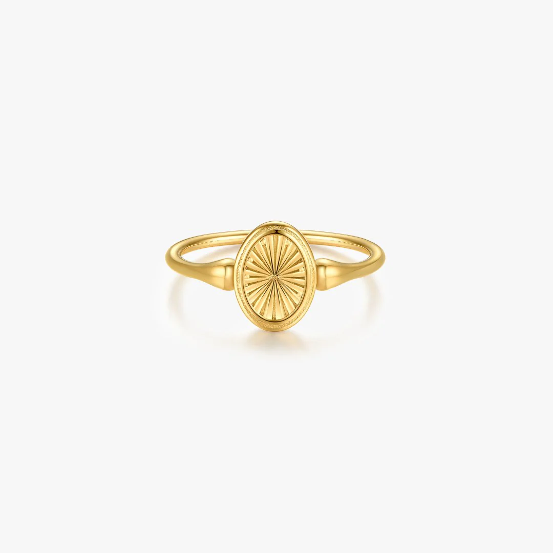 Sunburst Signet Ring (Greek Inspired Collection) - Image 7