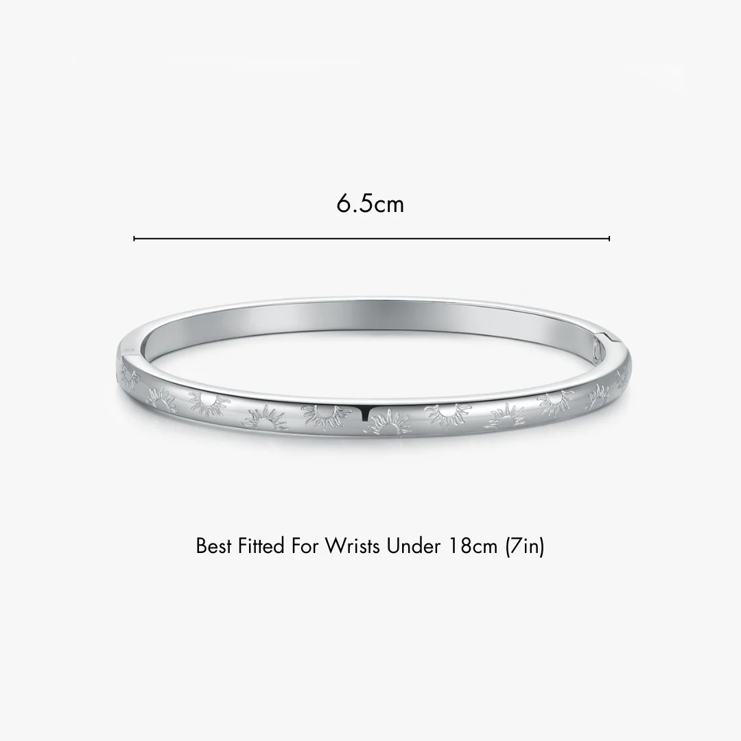 Sunlight Stacker Cuff Bangle Bracelet - Image 13