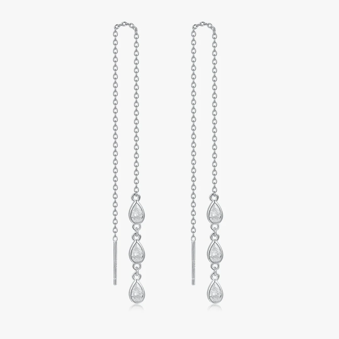 Tear Drop Long Threaders - Image 5