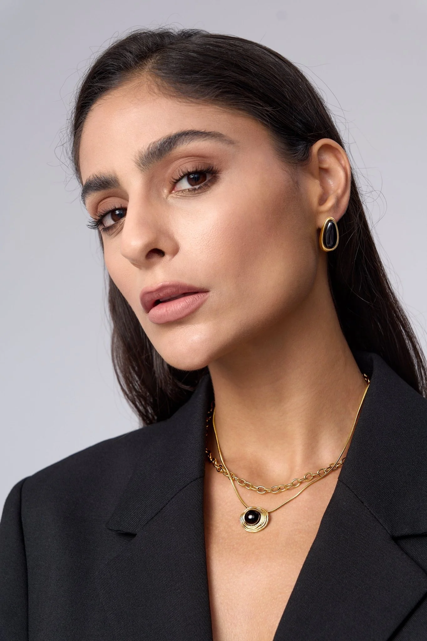 The Bold Black Gem Bundle in Gold - Image 2