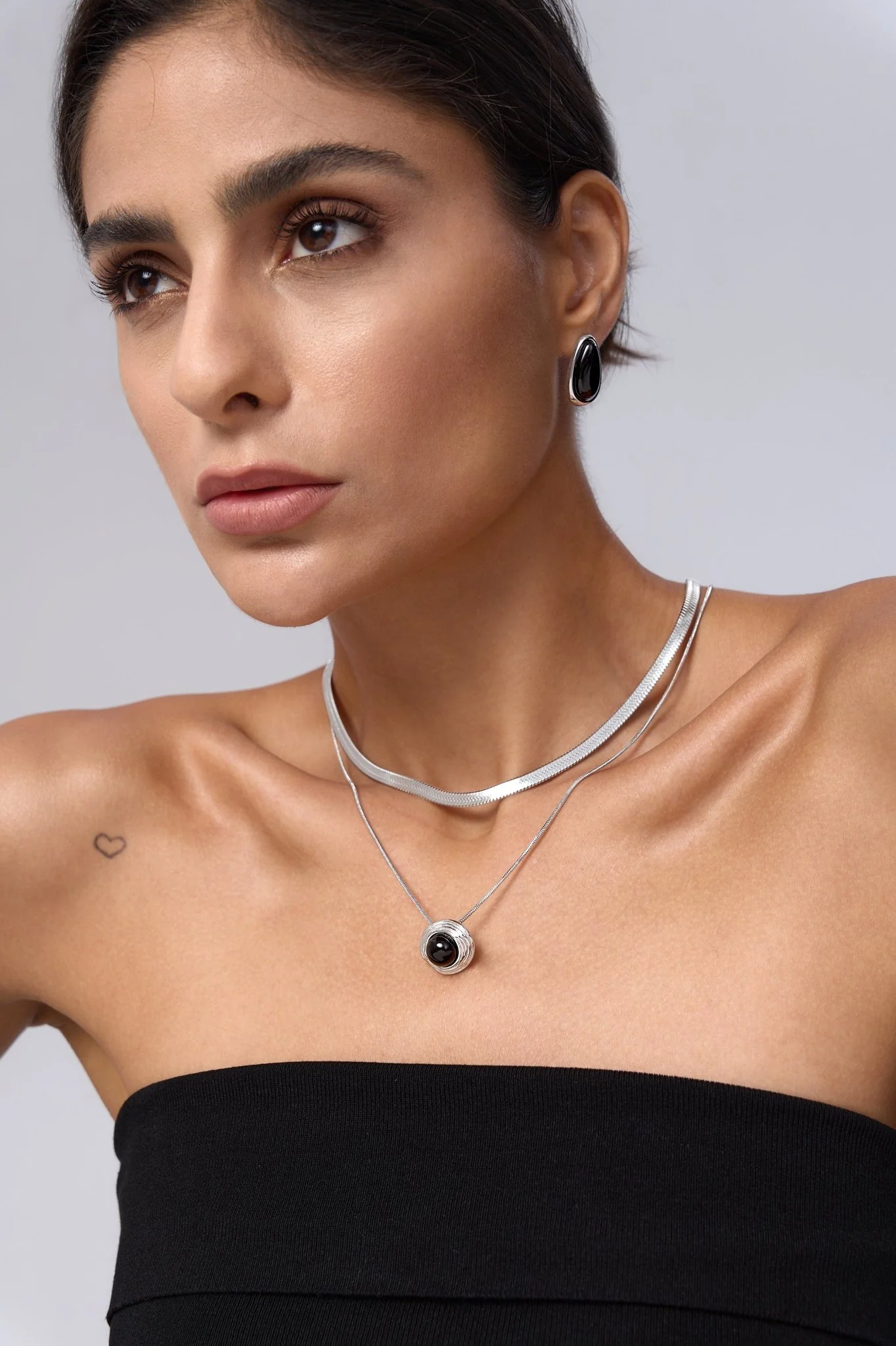 The Bold Black Gem Bundle in Silver - Image 2