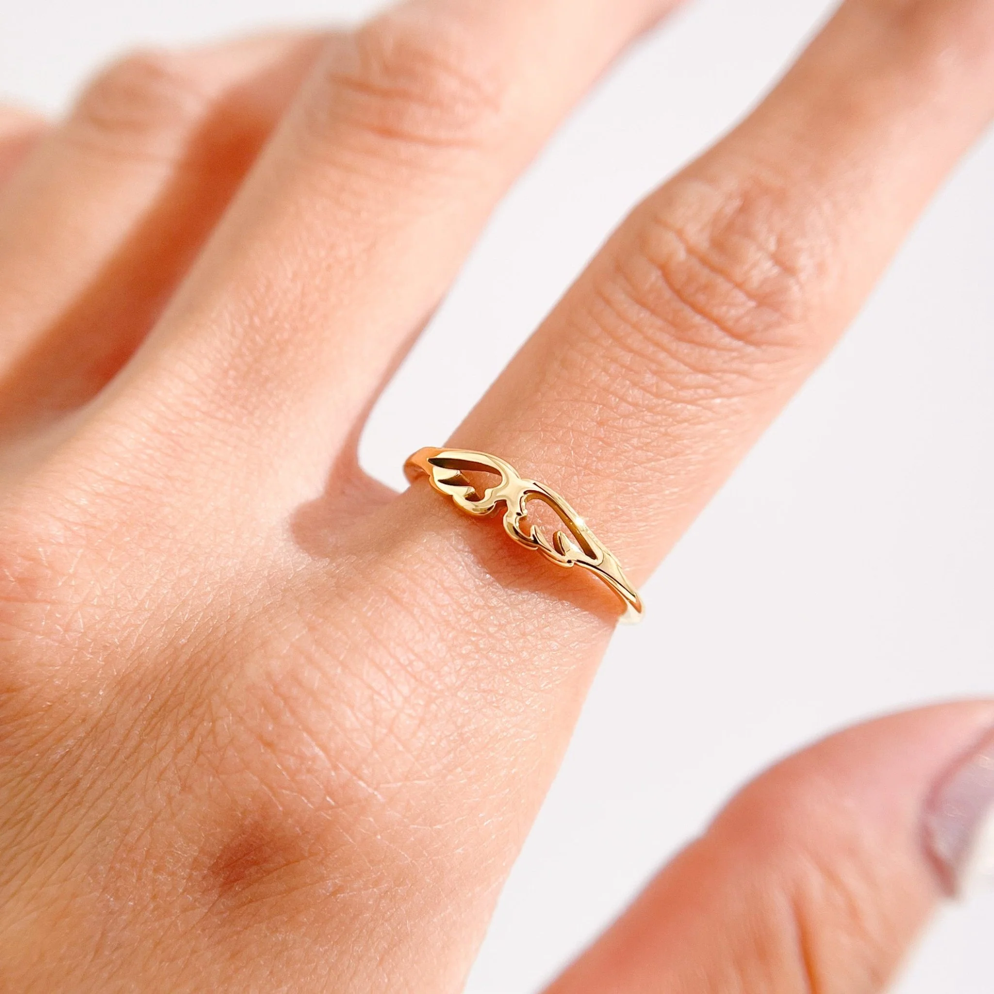 The Wing Ring in Gold - Image 2
