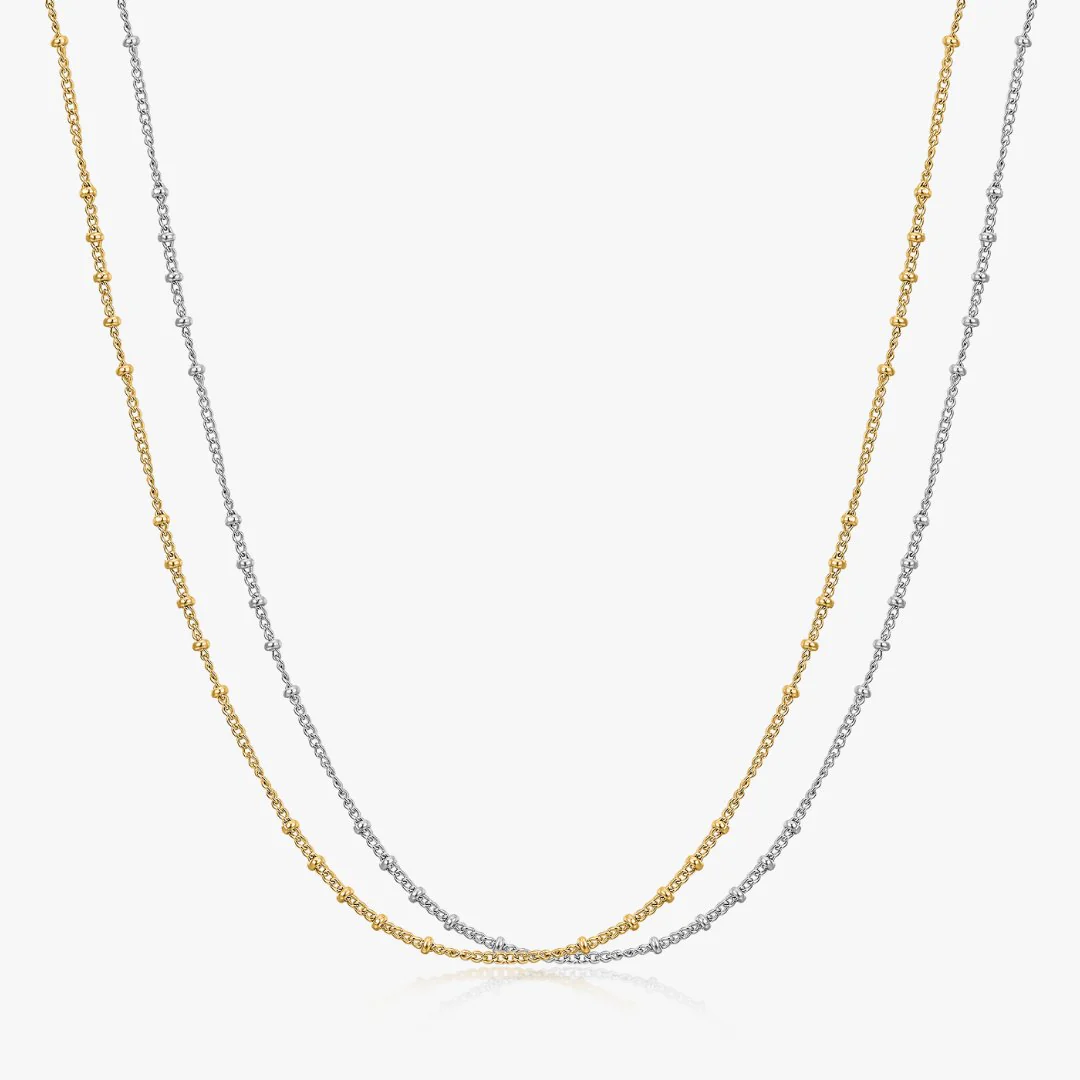 Thin Beaded Necklaces