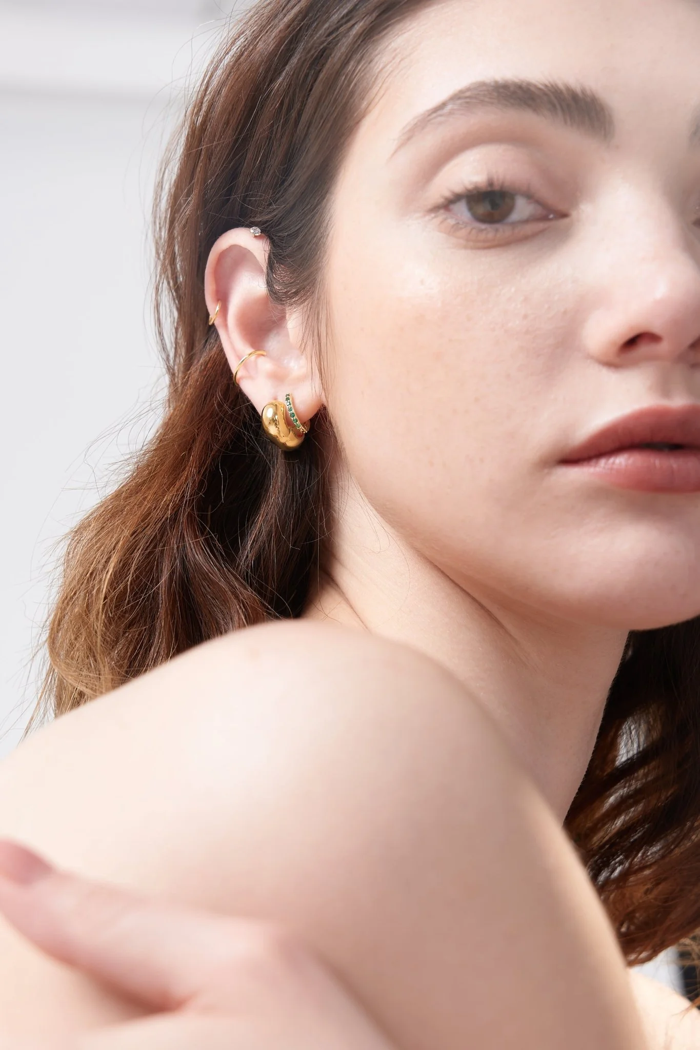 Titanium Clicker Hoops (Single) - Image 2
