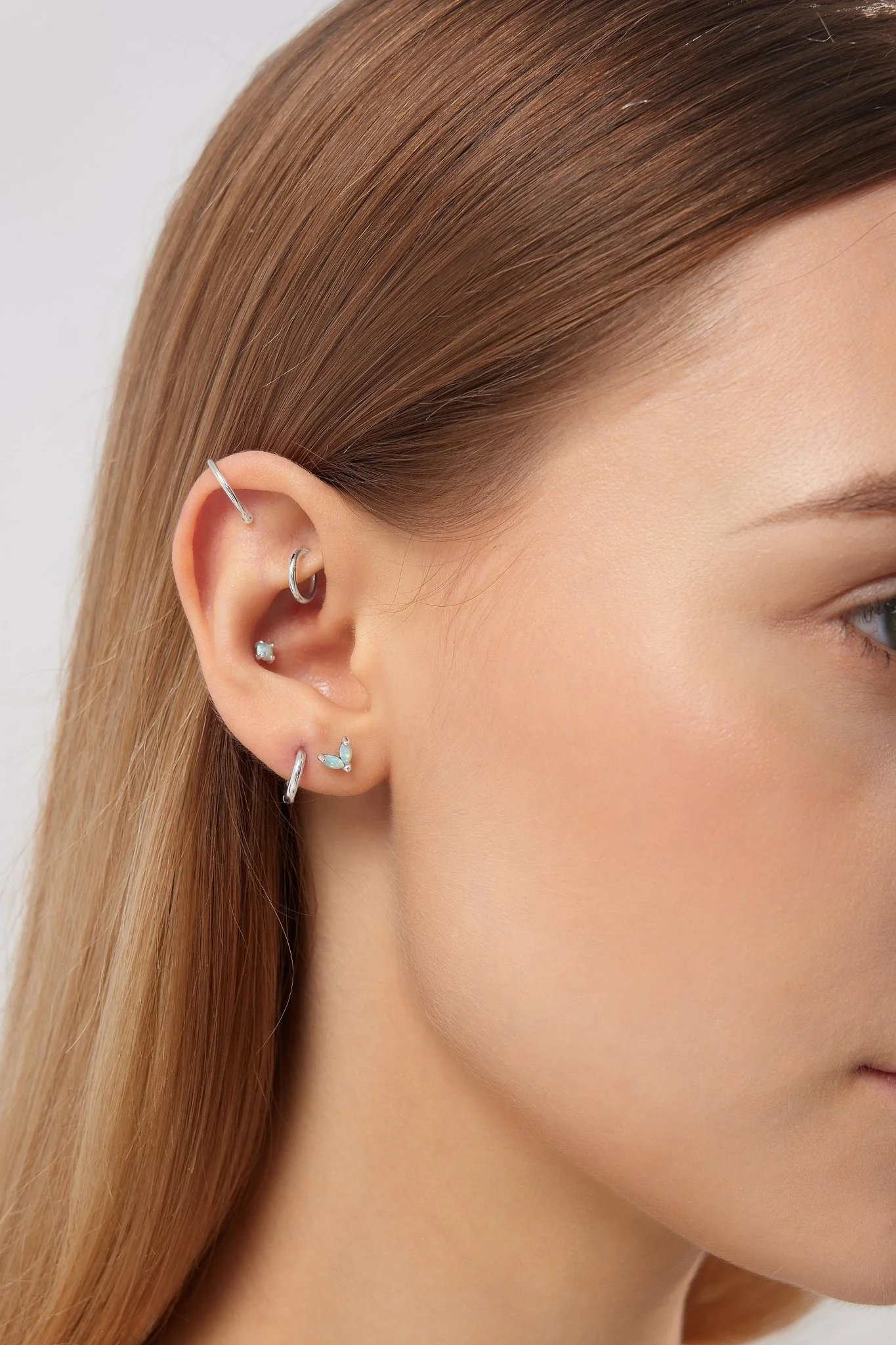 Titanium Clicker Hoops (Single) - Image 4