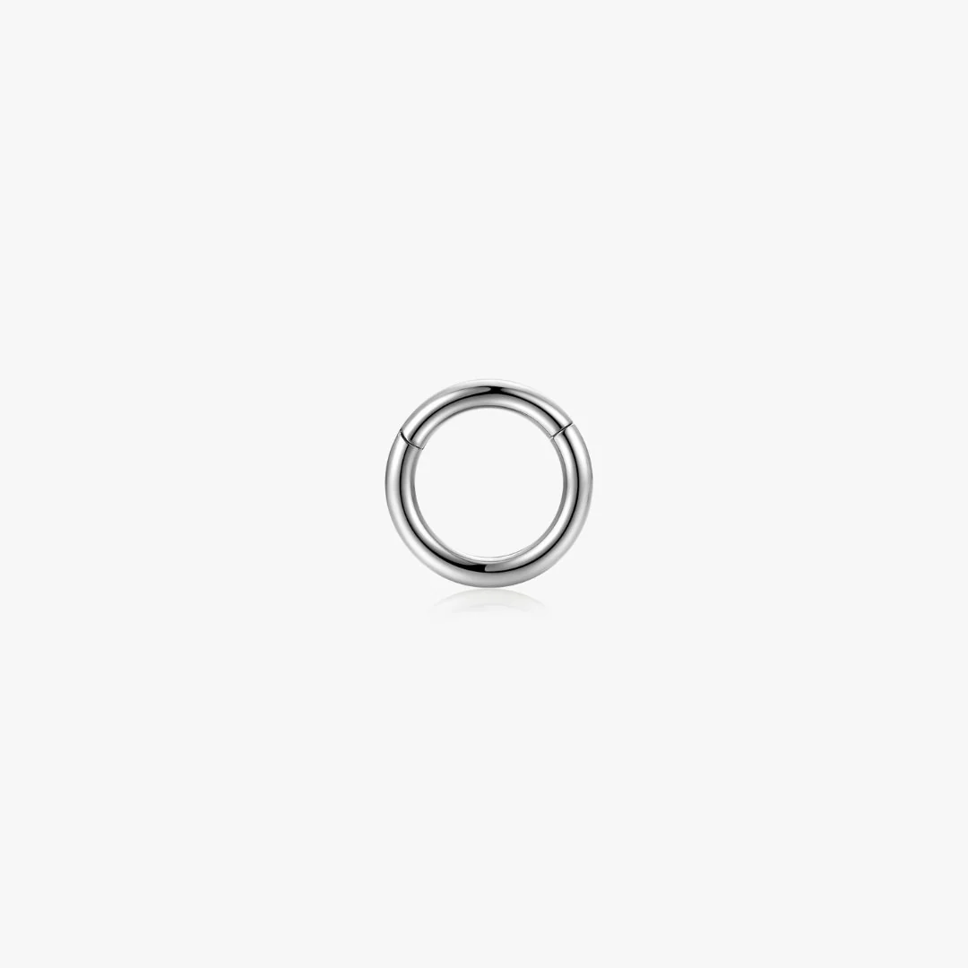 Titanium Clicker Hoops (Single) - Image 5
