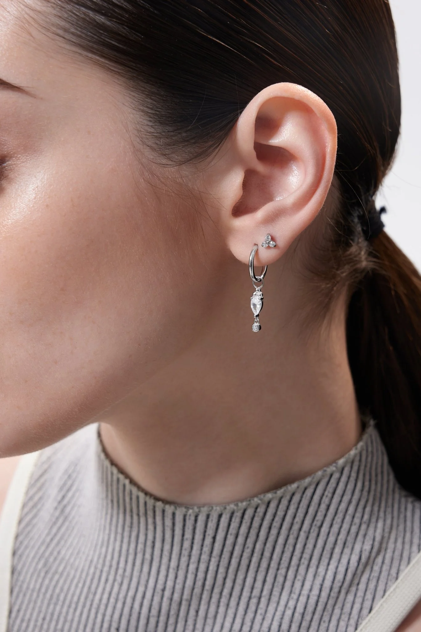 Titanium Twinkle Flat Back Stud (Single) - Image 3