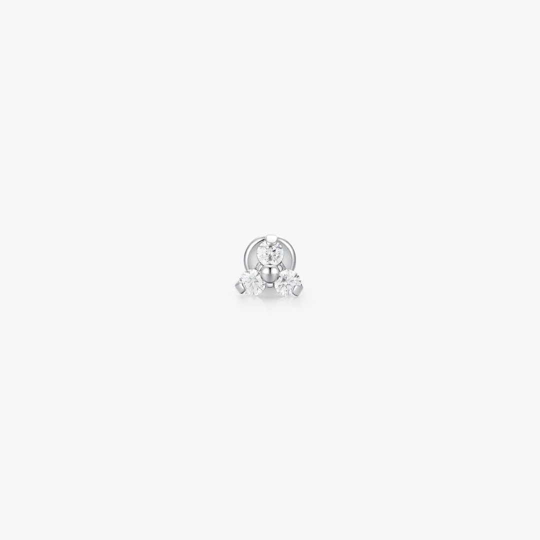 Titanium Twinkle Flat Back Stud (Single) - Image 6