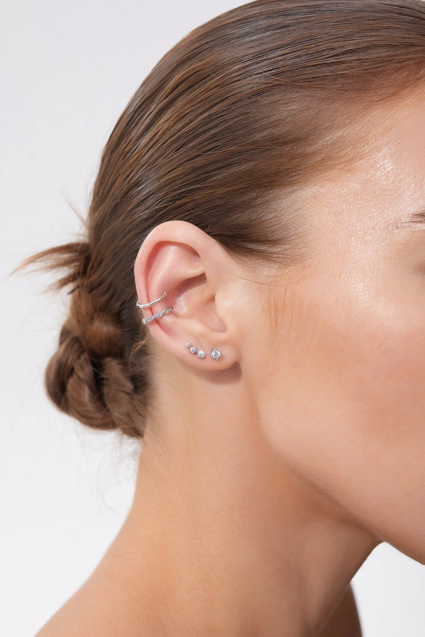 Trio Star Titanium Flat Back Stud (Single) - Image 5