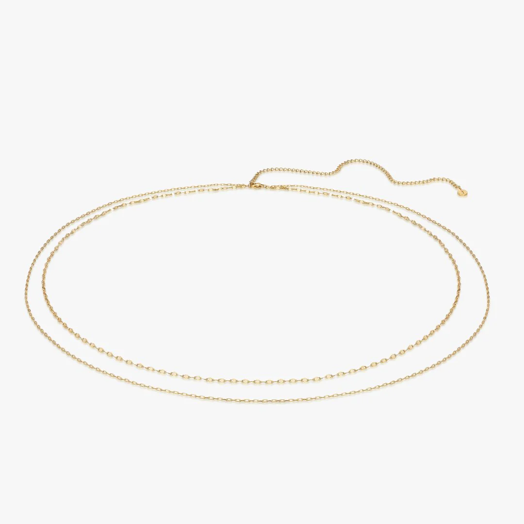 Two Layer Dainty Waist Chain - Image 8