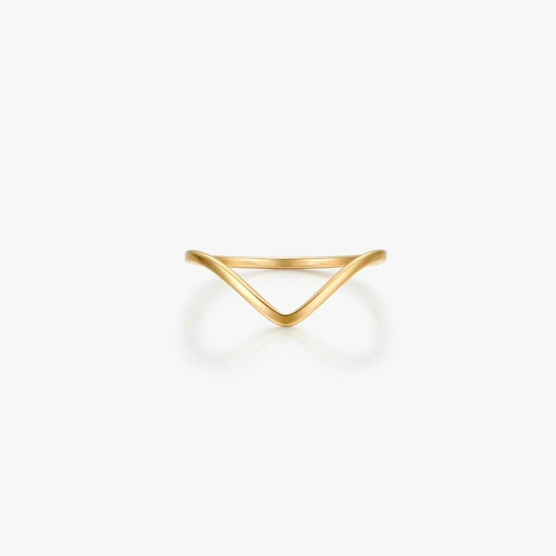 V Stacker Ring - Image 4