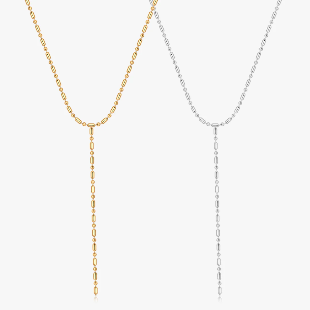 Victoria Chain Lariat Necklace