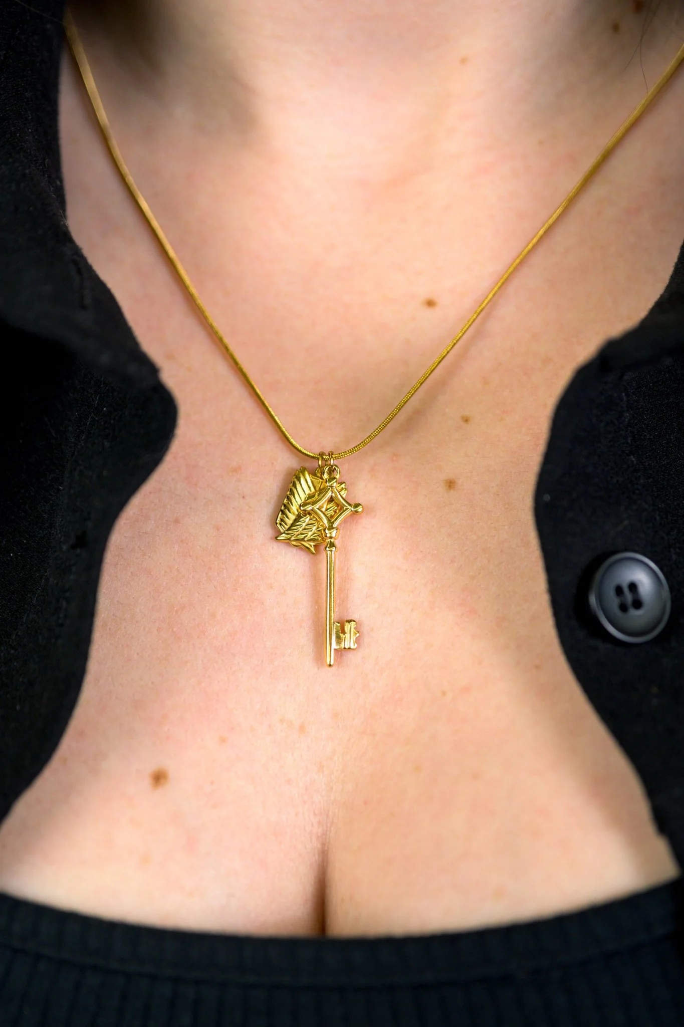 Wing and Key Necklace (Anime Inspired Collection) - Image 5