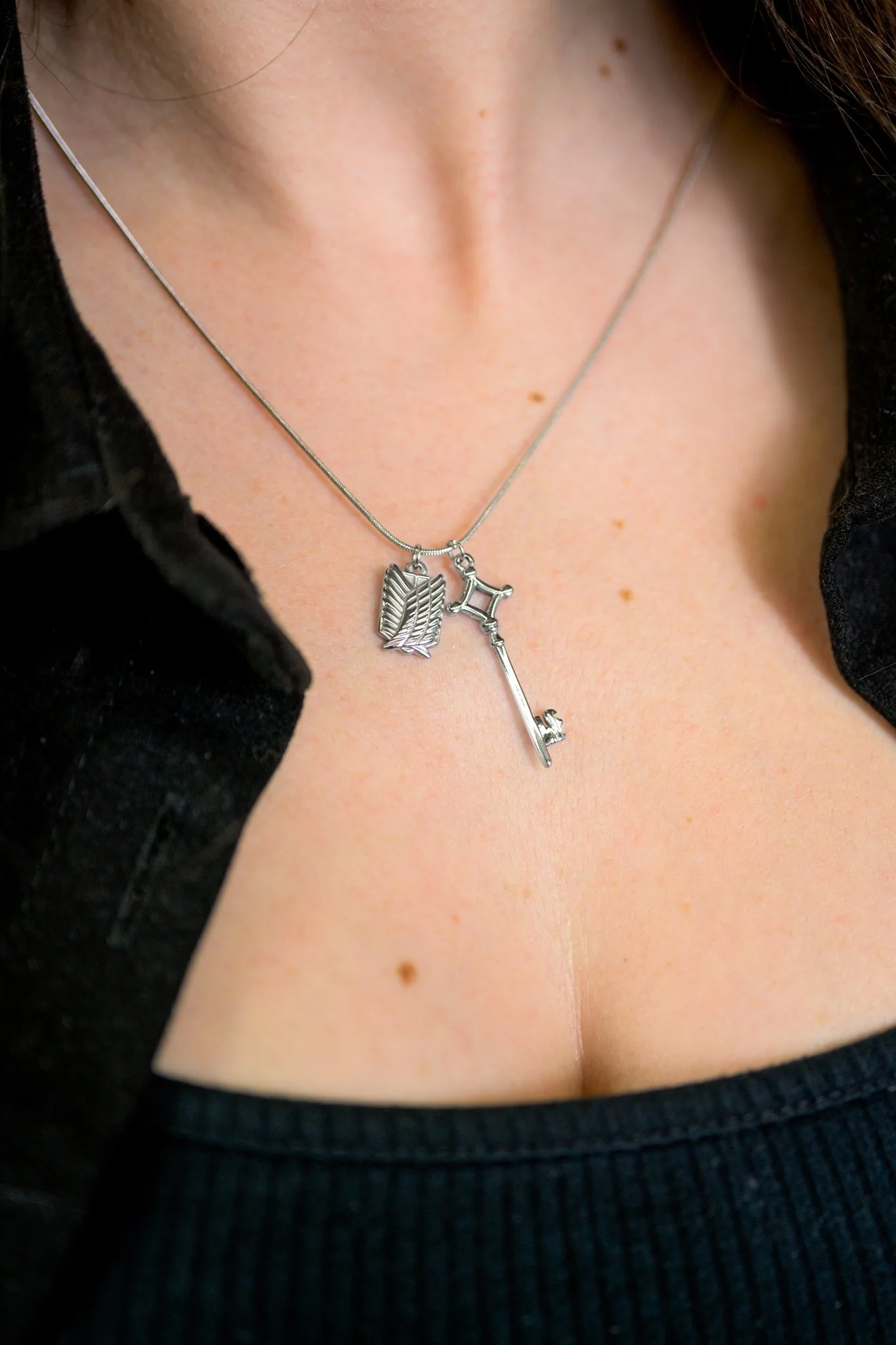 Wing and Key Necklace (Anime Inspired Collection) - Image 6