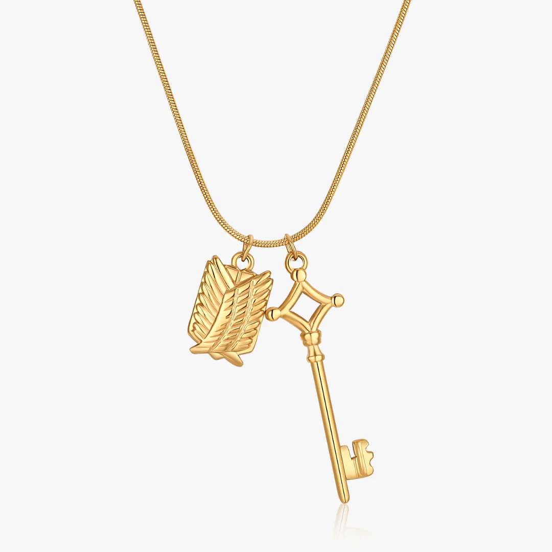Wing and Key Necklace (Anime Inspired Collection) - Image 7